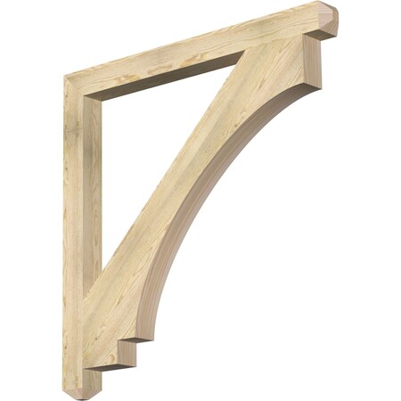 Imperial Craftsman Rough Sawn Bracket, Douglas Fir, 4W X 48D X 48H